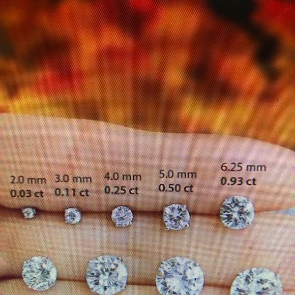 14K Diamond earrings - Picture 7 of 7